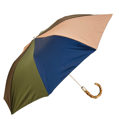 Folding Automatic Umbrella – Italian Handmade Rainbow Compact Rain Protection