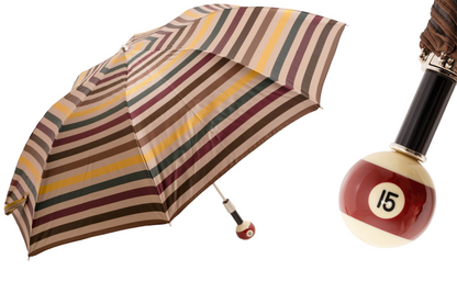 Folding Pool Umbrella – Automatic Opening, Waterproof Polyester Canopy & Durable Resin Handle