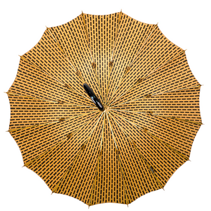 Jacquard Polka Dot Umbrella – Limited Edition Handmade Italian Luxury Rain Gear