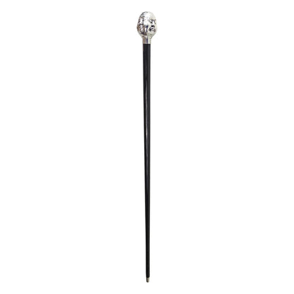 Luxury Walking Cane – Silver-Plated 925 Handle | Black Beech Wood Shaft, Gift For Him