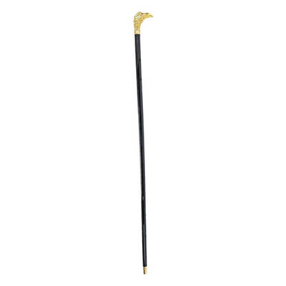 Luxury Walking Stick - Italian Eagle Handle with 24K Gold Plated Red Stone