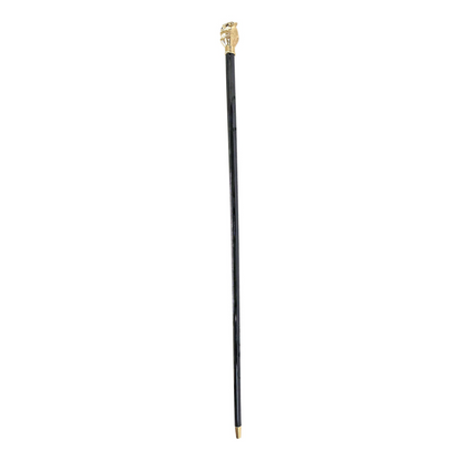 Luxury Walking Stick – Italian Handcrafted Owl Handle Cane with 24K Gold Plated Brass Tip