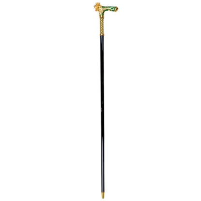 Artisan Lion Handle Walking Cane Luxury Style