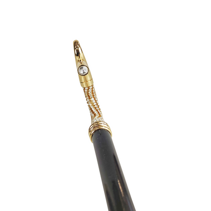 Italian Walking Stick – Handcrafted Luxury Cane with Crystals & 24K Gold