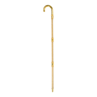 Luxury Walking Cane – Swarovski Crystal Encrusted, Gold Plated Cane Handmade in Italy