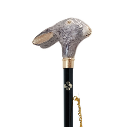 Gold Plated Shoehorn – Long Handled Rabbit Design with 24K Brass Handle