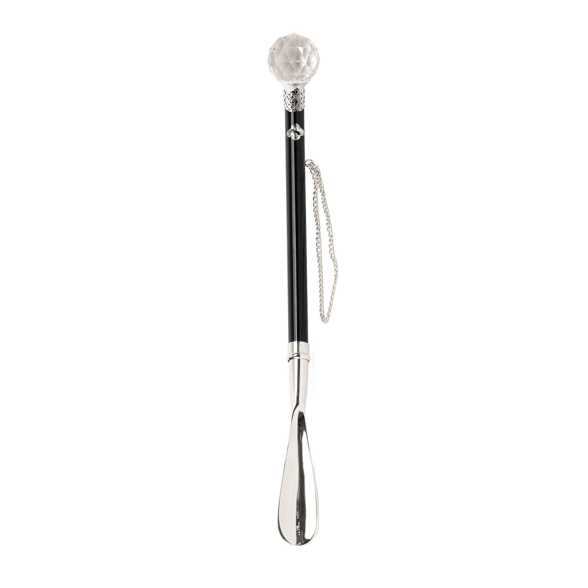 Italian Silver Shoehorn - 925 Silver Plated Long Handled Luxury Shoe Horn Gift