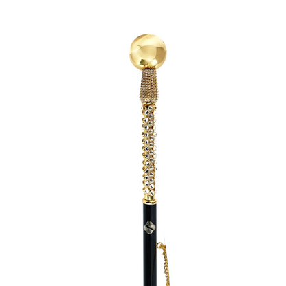 Luxury Shoehorn – Handcrafted Italian Crystal Embellished Gold Plated 53cm
