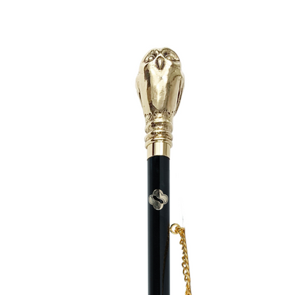 24K Gold Shoehorn – Handcrafted Italian Luxury with Owl Handle, 53cm Long