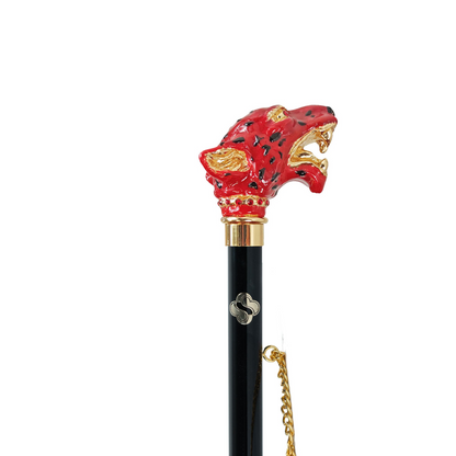 24K Gold Shoehorn – Long Handled Luxury Shoe Horn with Hand-Painted Puma Handle