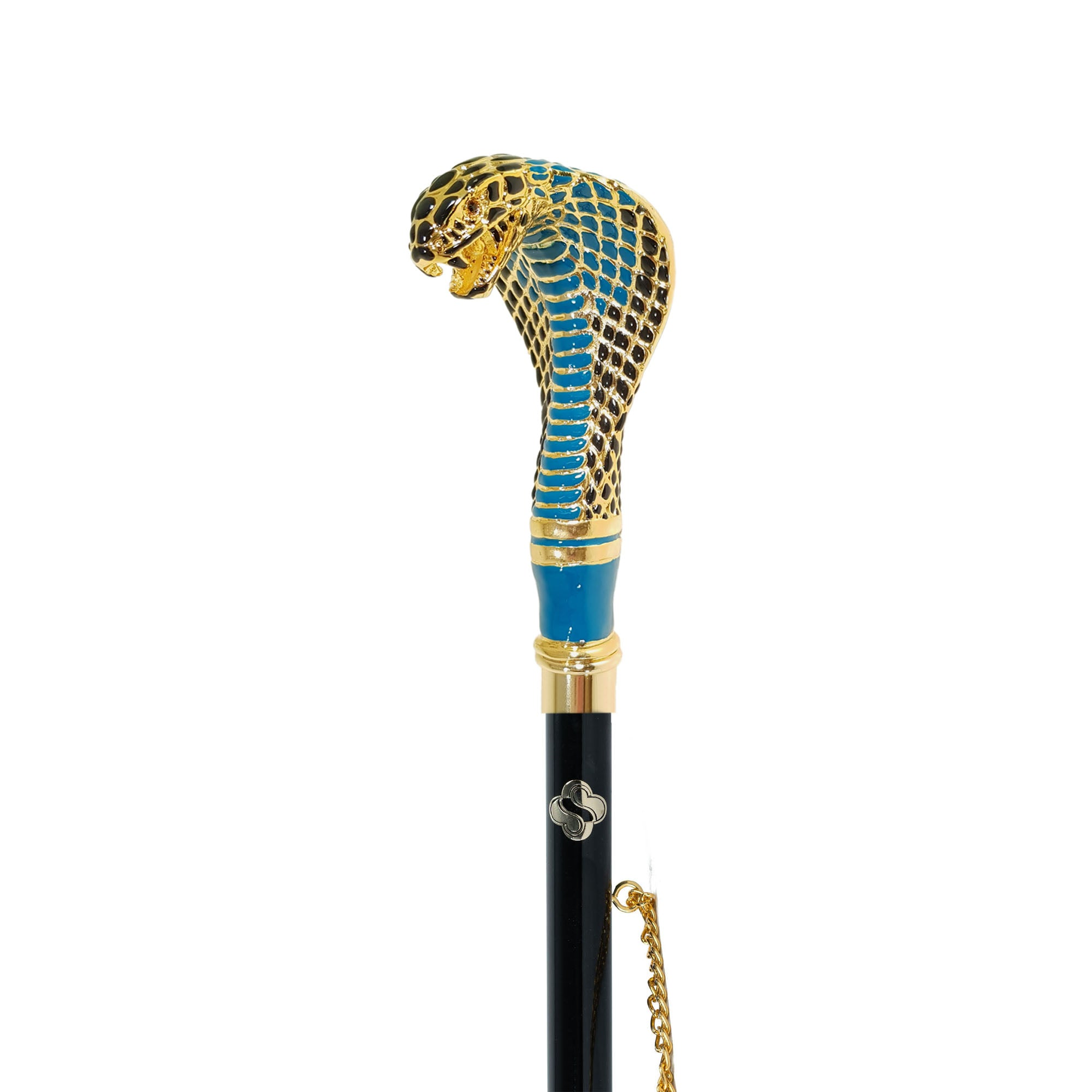 Gold Plated Shoehorn – Long Handled Handcrafted Cobra Handle with Premium Gift Box