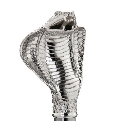 Luxury Cobra Umbrella – Handmade Italian Brass Handle | Wide Canopy Rain Shield