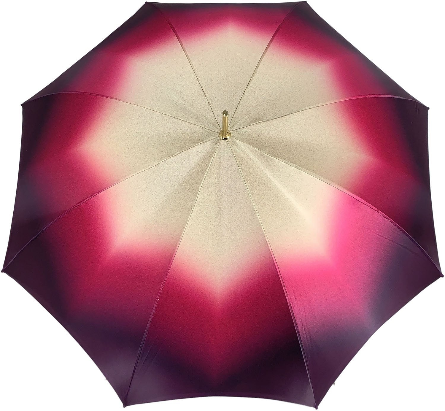 Luxury Peacock Umbrella – Italian Crafted Satin Canopy, Swarovski Crystal Handle