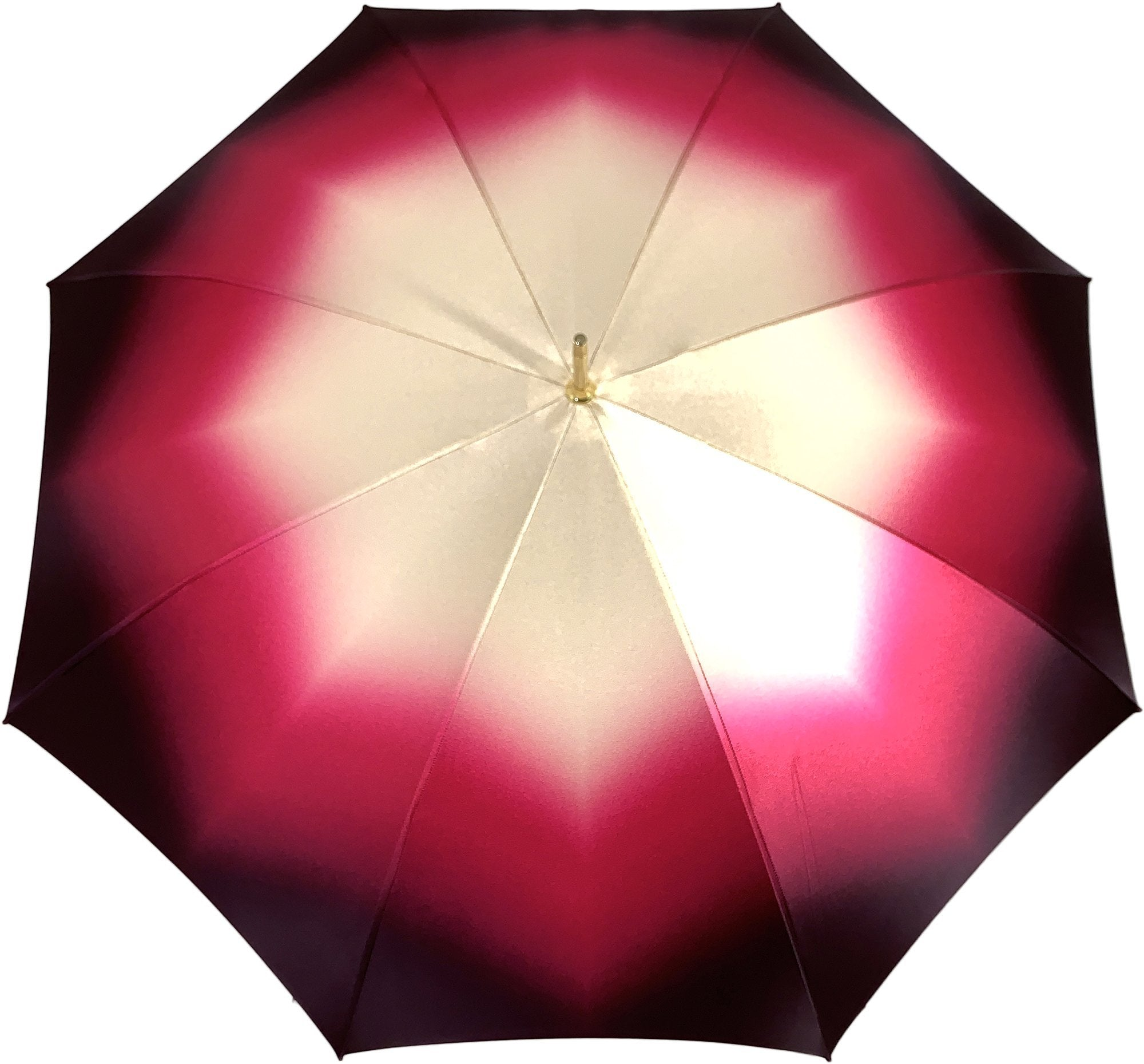 Double Cloth Umbrella – Handmade Italian Rain Gear with Swarovski Crystals & 24K Gold