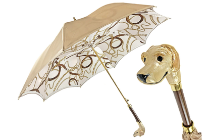 Handmade Dog Handle Umbrella | Luxury Women's Umbrella
