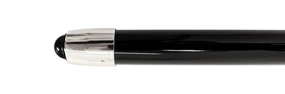 Silver-Plated Snake Cane - Handmade Italian Luxury Walking Stick with Sapphire Crystals