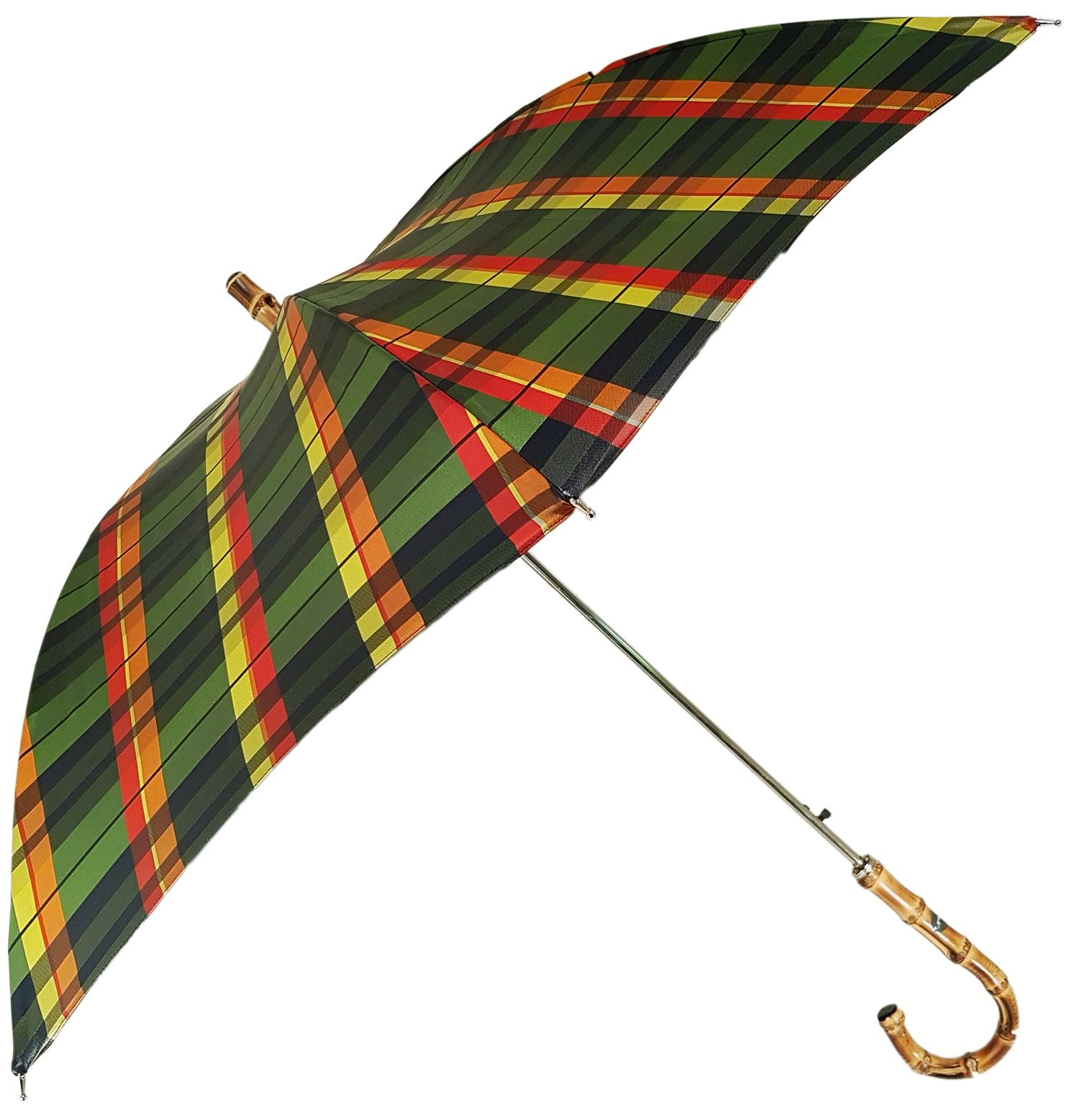 Italian Men's Umbrella – Luxury Bamboo Handle, Wind Resistant, Automatic Opening