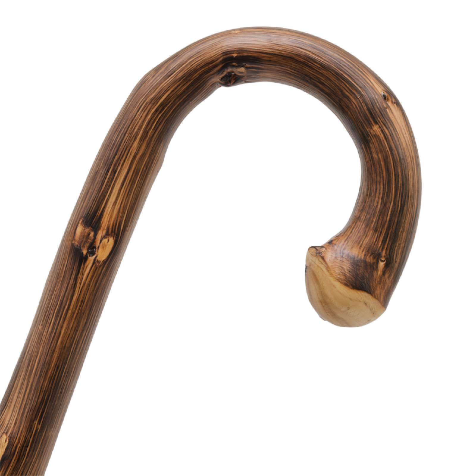 Chestnut Walking Stick – Handmade Italian Cane with Natural Root Design & Rubber Tip