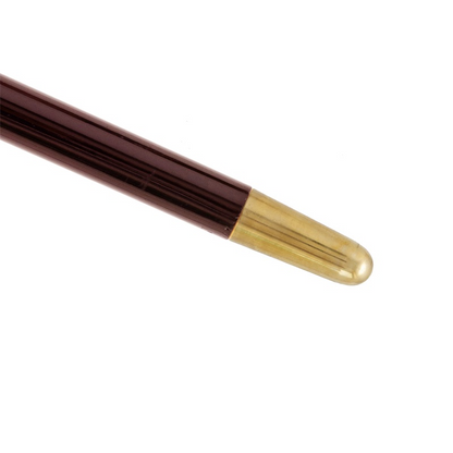 Luxury Walking Cane – Handmade Italian Wooden Cane with Enameled Brass Elephant Head Handle