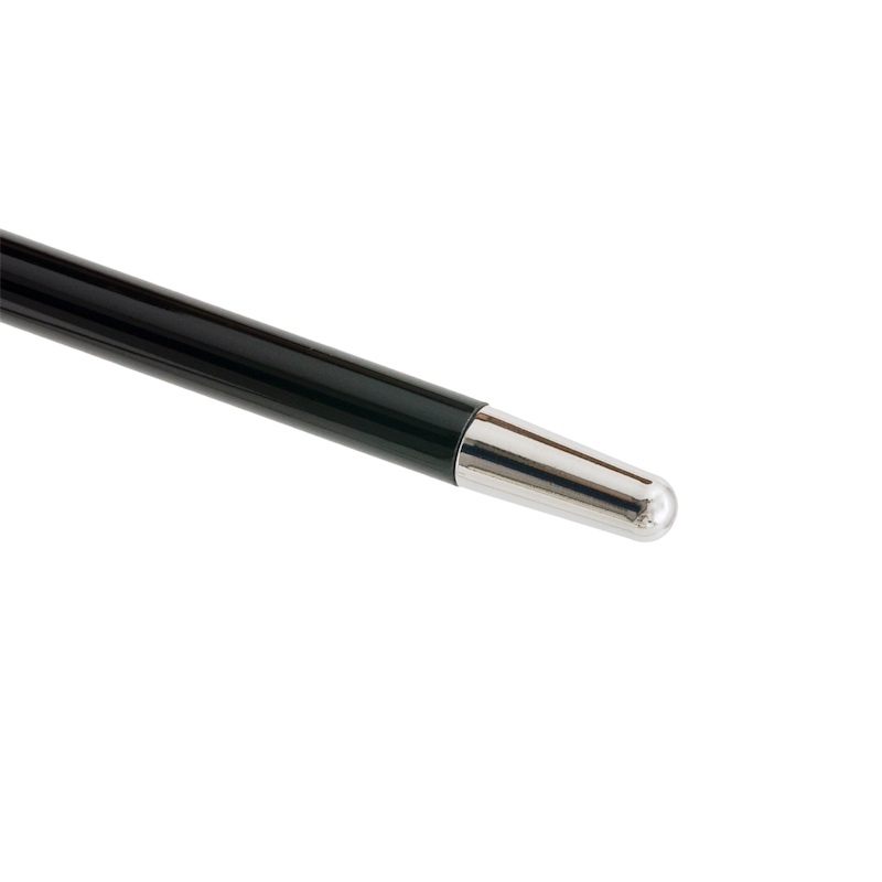 Luxury Walking Cane - Handmade Silver Lion Cane with Polished Wood Shaft & Brass End