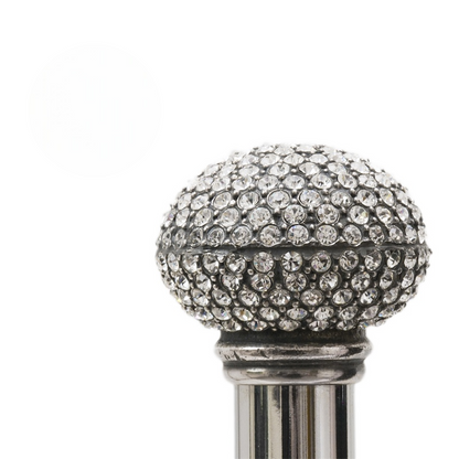 Luxury Walking Stick – Handmade Italian Designer Cane with Swarovski Crystals