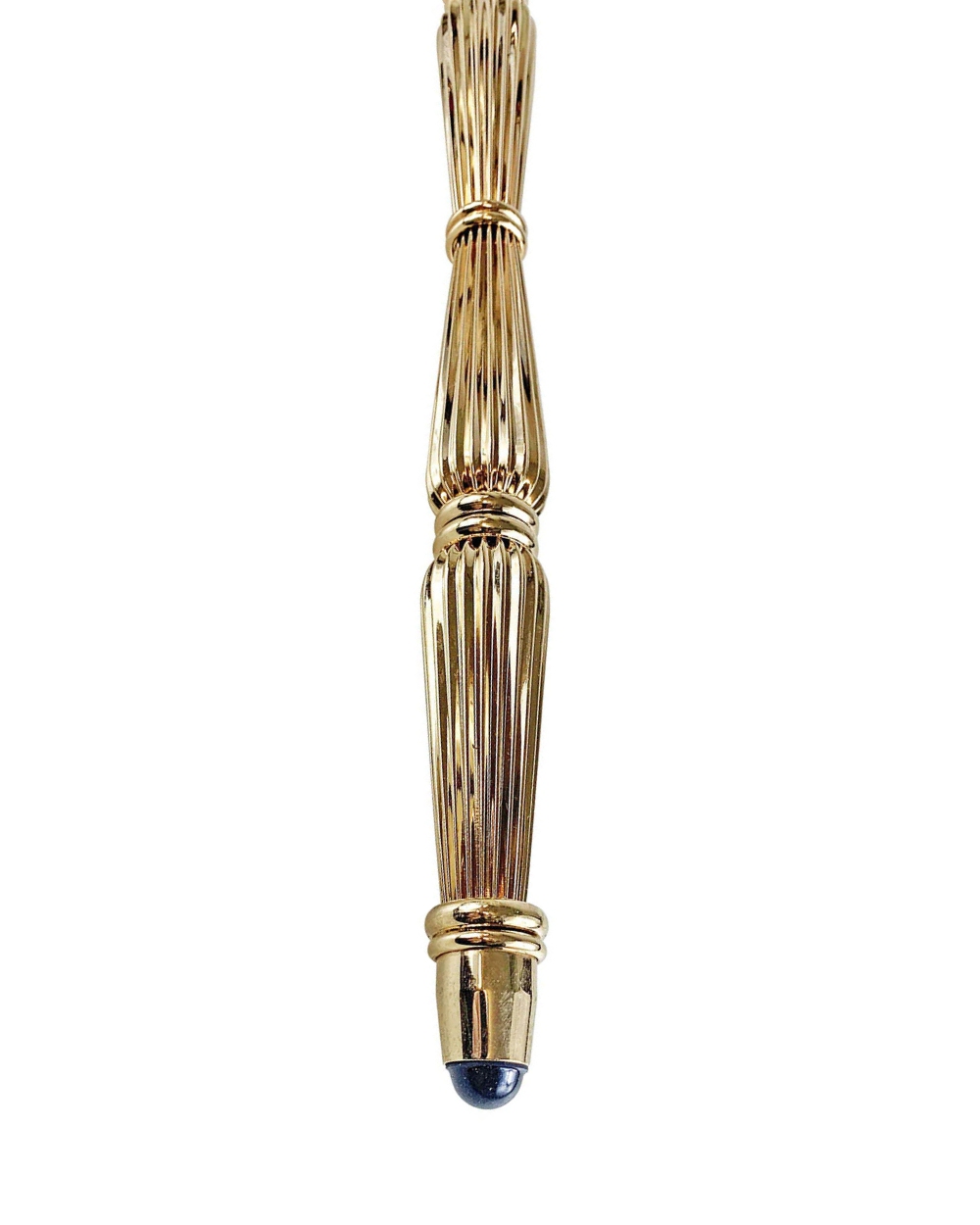 Handmade luxury gold walking cane by Ilmarchesato with an elegant finish, showcasing a stylish and sophisticated walking aid.