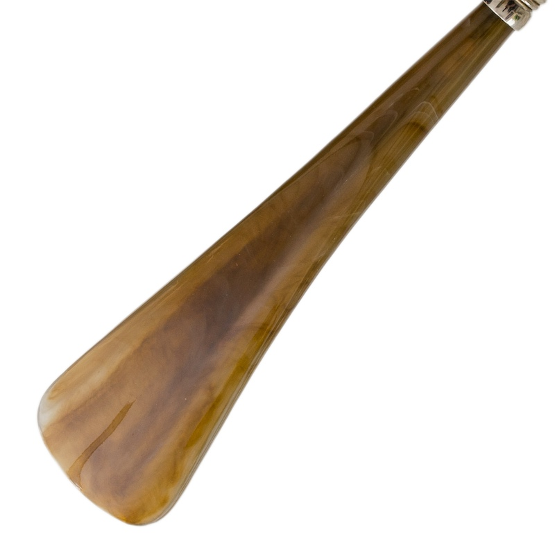 Chestnut Wood Shoehorn – Handmade Italian Shoe Horn Tool 54cm Long Handle