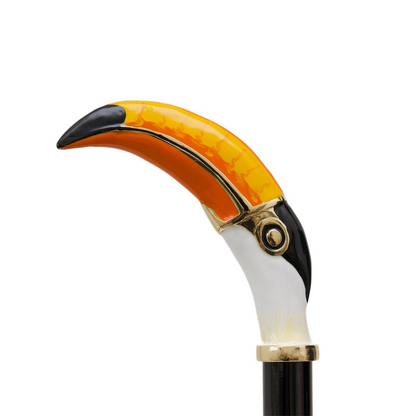 Toucan Shoehorn – Handmade Italian Shoe Horn With Enameled Brass Handle