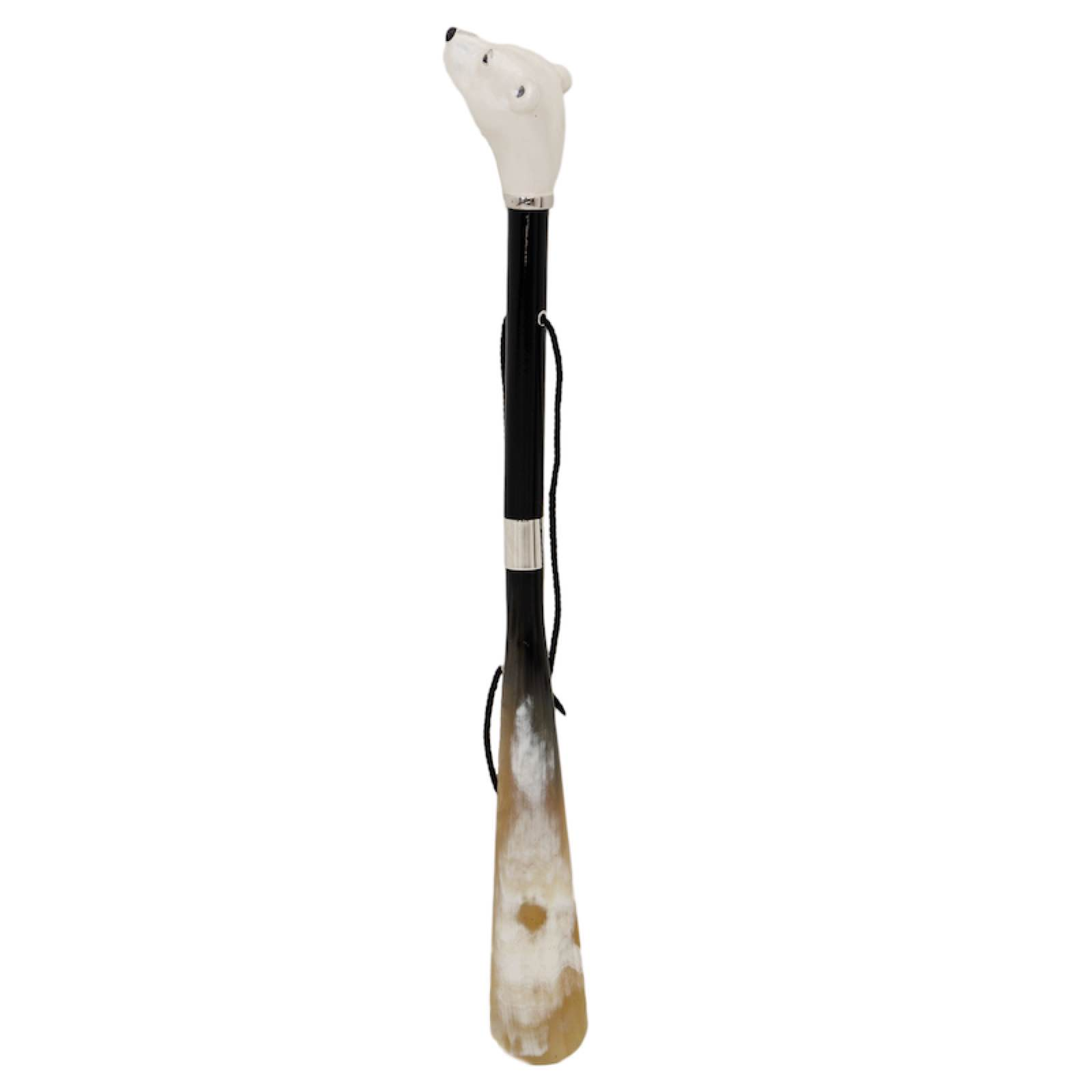 Polar Bear Shoehorn – Handmade Italian Luxury Shoe Horn With Enameled Brass Handle