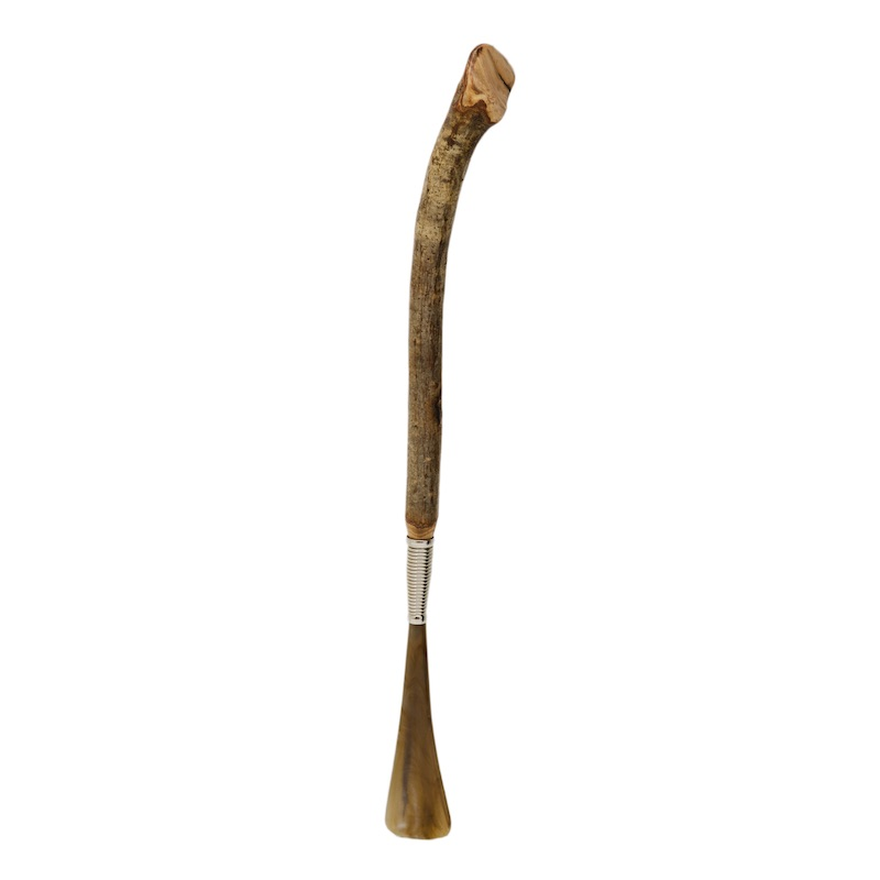 Elm Wood Shoehorn – Handcrafted Italian 54 cm Long Handle Accessory