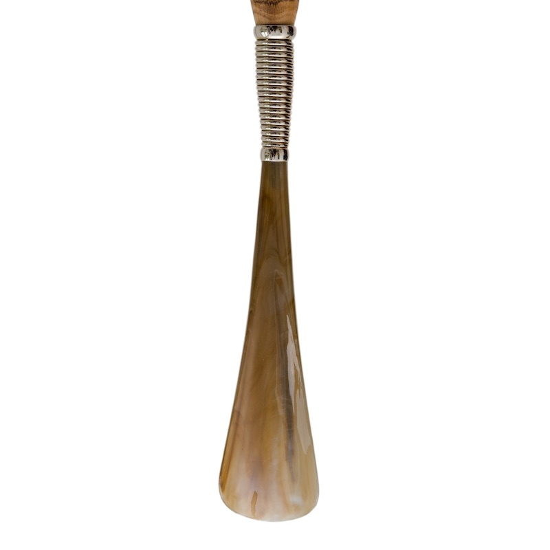 Elm Wood Shoehorn – Handcrafted Italian 54 cm Long Handle Accessory