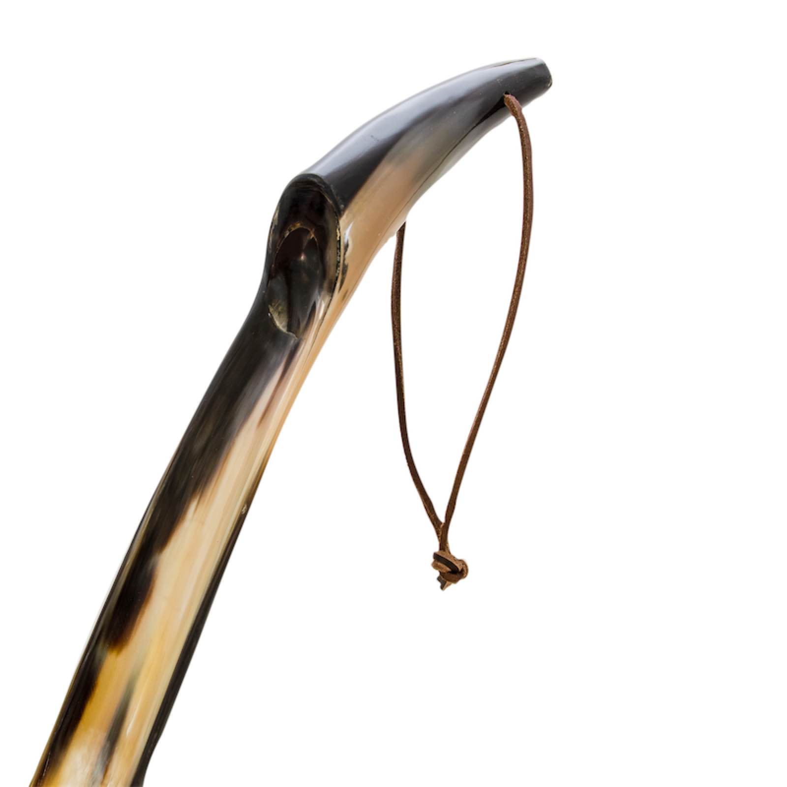 Water Buffalo Horn Shoehorn – Handcrafted Natural Horn | 55 cm Length