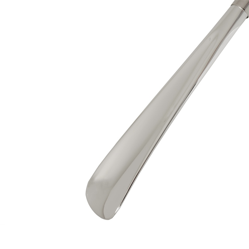 Silver Greyhound Shoehorn – Long Handled Italian Shoe Horn with Silver Plated Handle