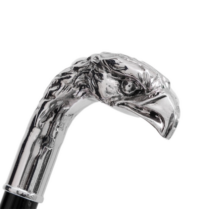 Silver Eagle Shoehorn – Long Handled Artisan Shoe Horn With Wooden Shaft