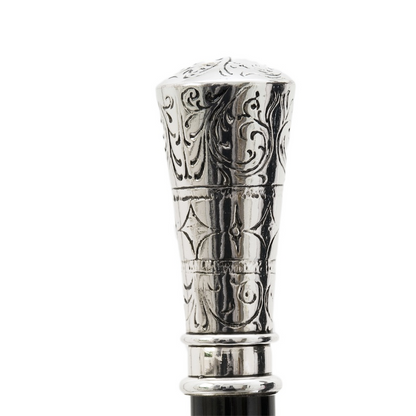 Silver Plated Shoehorn – Classic Handmade Italian Shoe Horn With Wooden Shaft