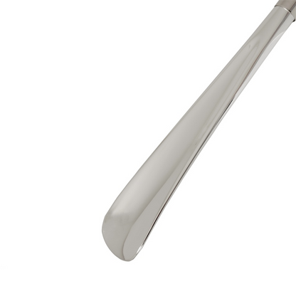 Silver Plated Shoehorn – Classic Handmade Italian Shoe Horn With Wooden Shaft
