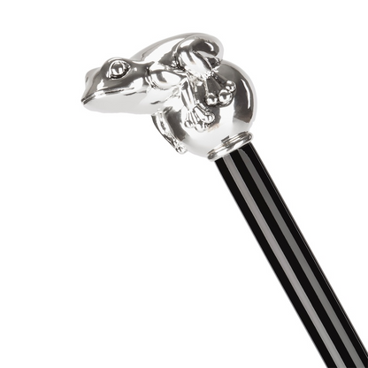 Silver Frog Shoehorn – Long Handled Handcrafted Italian Artisan Design