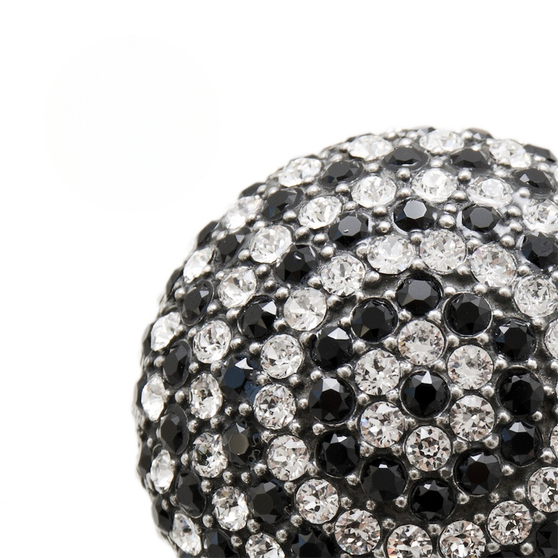 Handmade Italian Shoehorn | Artisan Crafted Long Handled Shoe Horn with Crystals