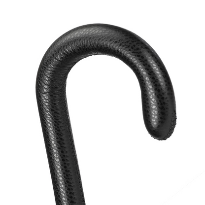 Camouflage Navy Umbrella – Handmade Italian Luxury with Leather Handle & Automatic Opening