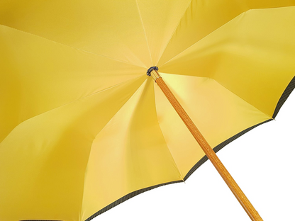 Double-Cloth Umbrella | Italian Handmade Multicolor Striped Rain Protection Gear