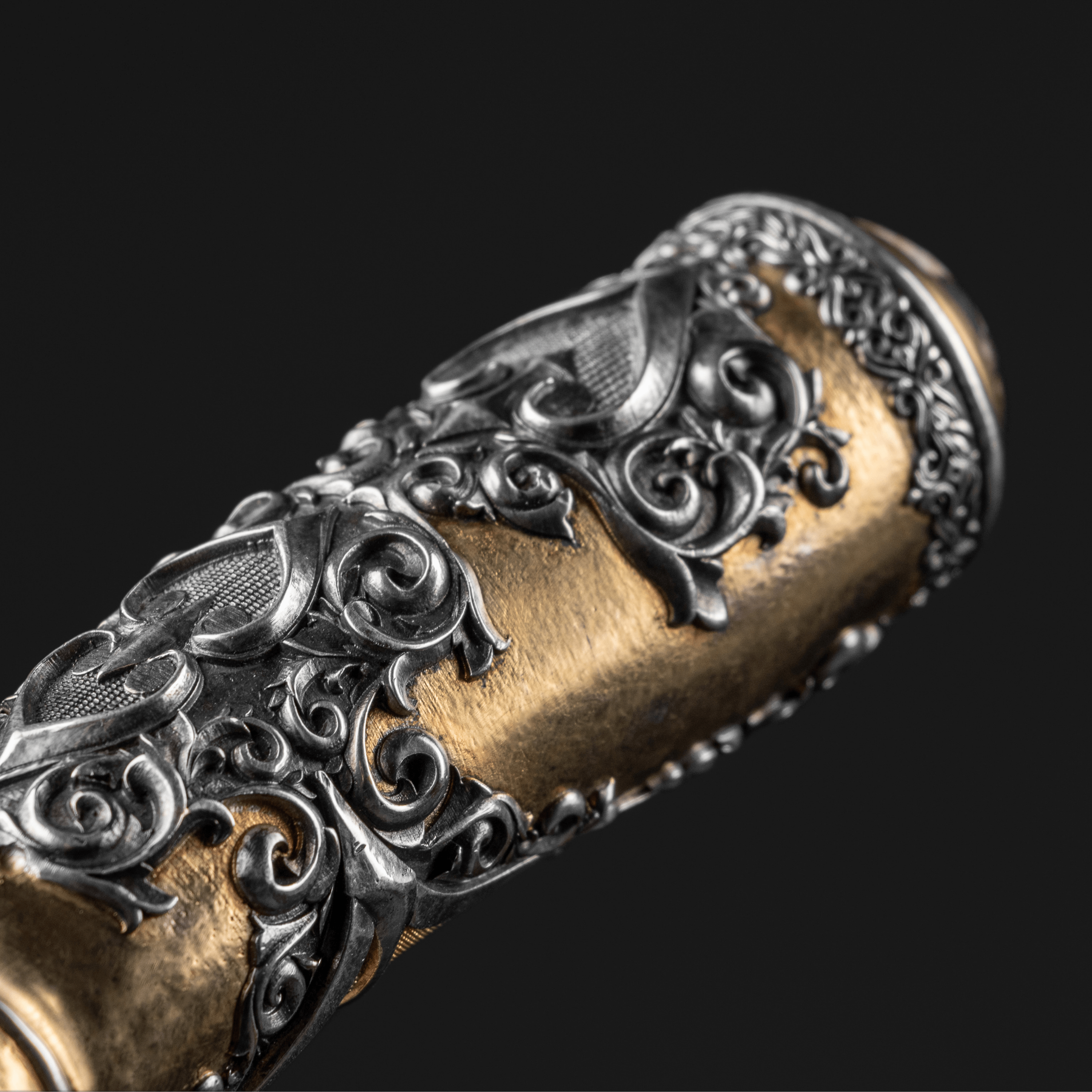 Elegant antique walking cane by ARTWalkingSticks featuring a decorative handle and ornate design for stylish support.