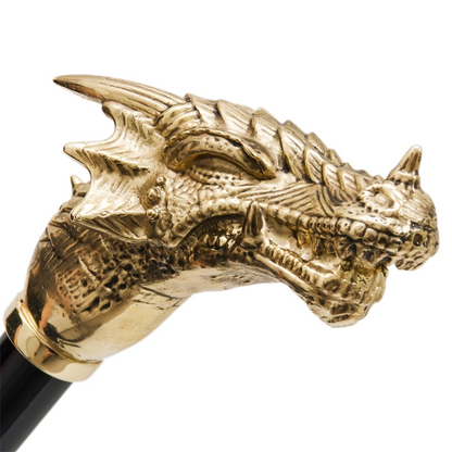 high end decorative walking cane dragon