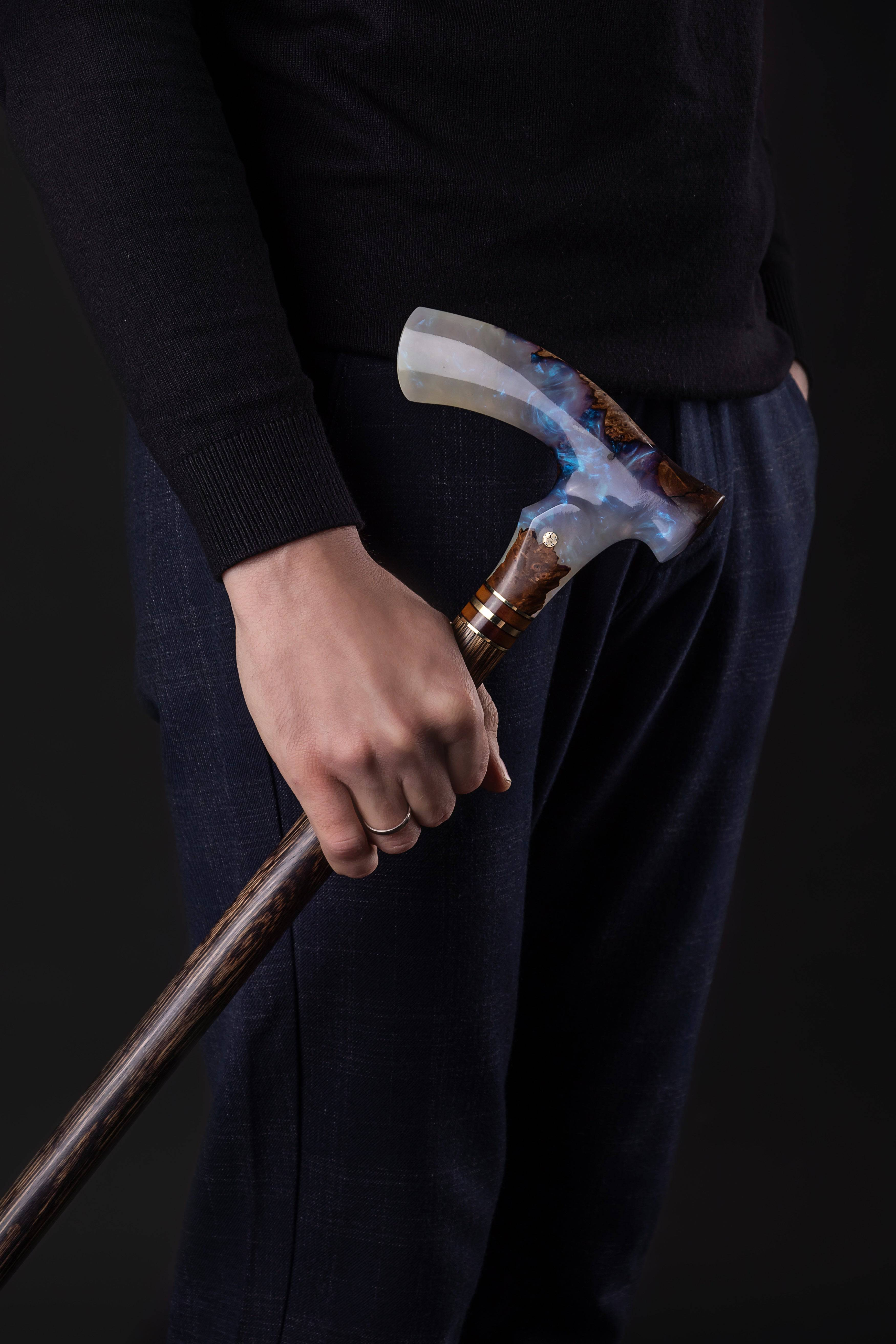 limited edition artisan walking stick