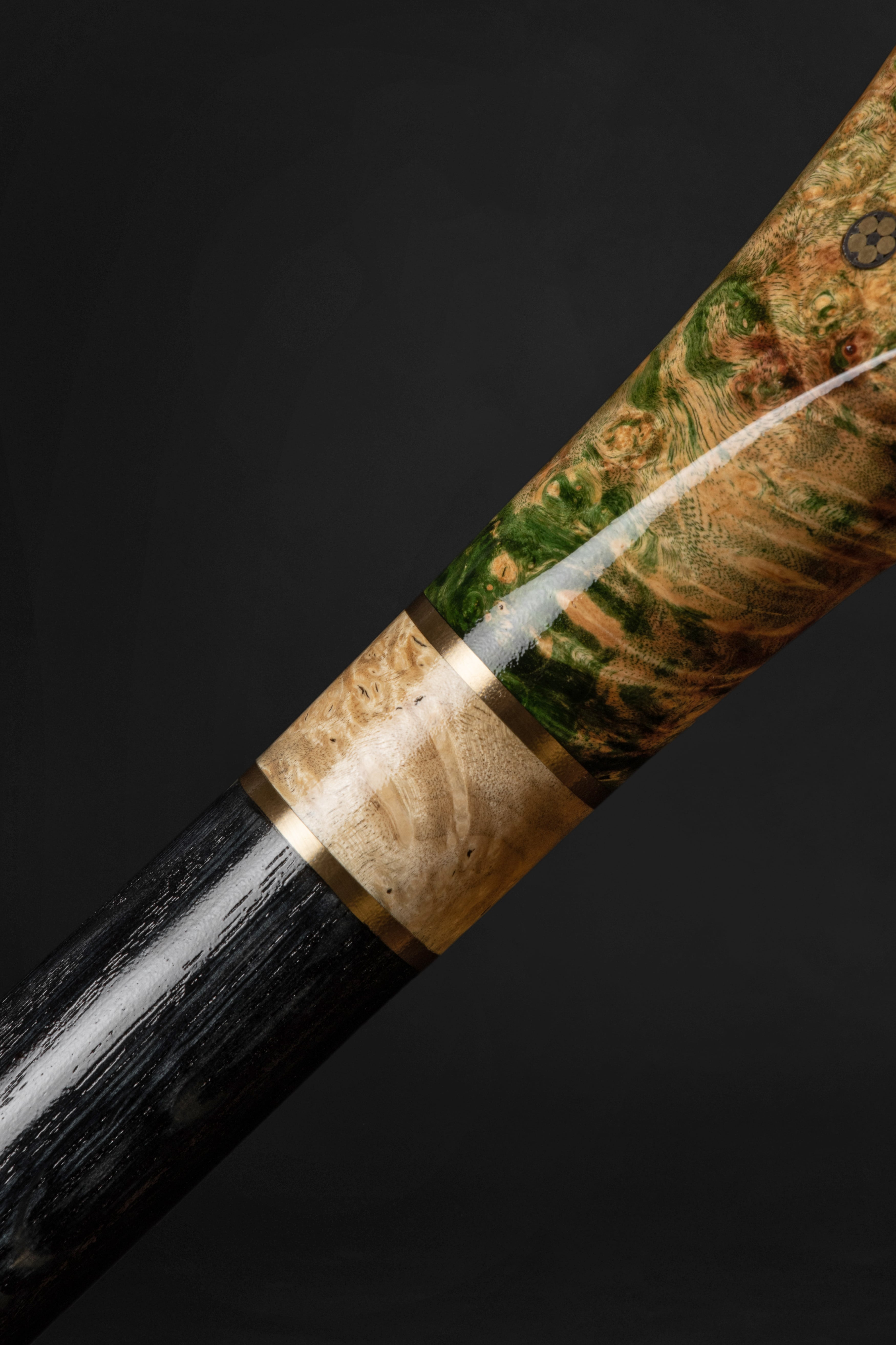 luxury walking cane made of natural wood