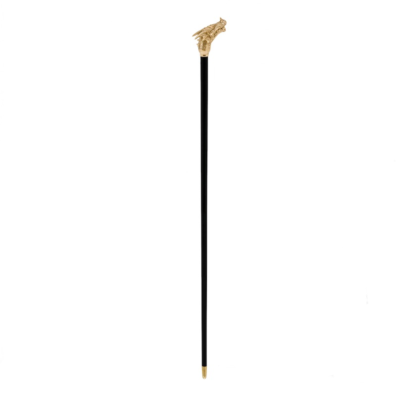 premium dragon head walking stick gift