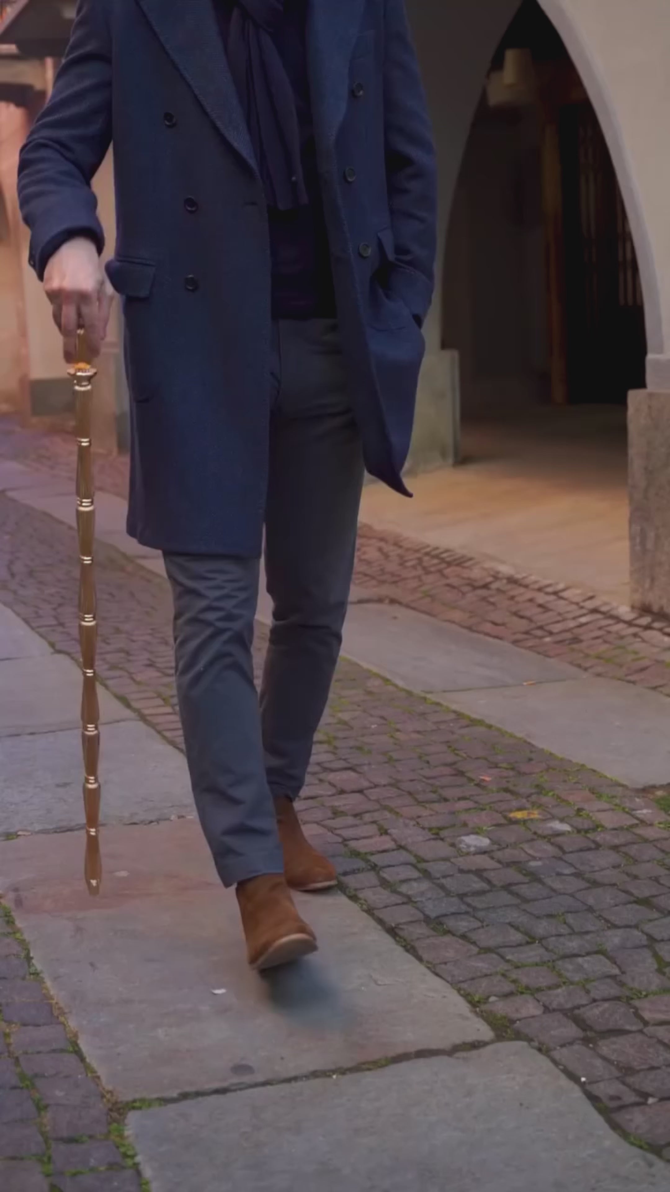 Luxury Gold Walking Cane – Handmade Limited Edition